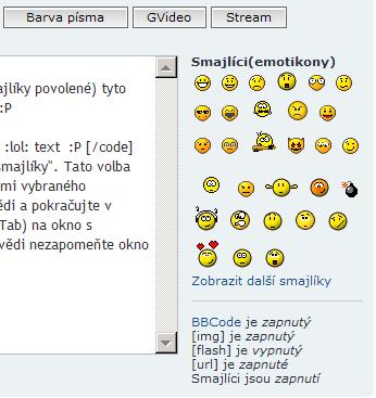 Smajlíci - pro zvětšení klikni