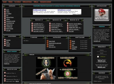 Stránka s podtrhanými odkazy je srozumitelnější.