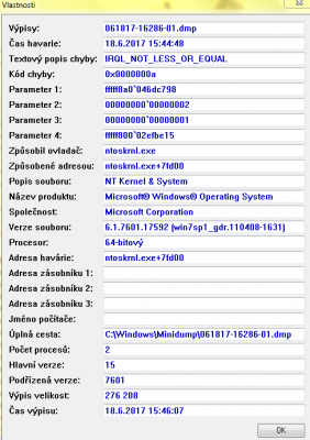 nejčastější chyba