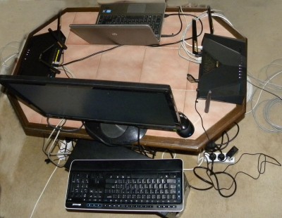 WiFi test - zapojení