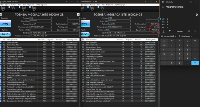 HDD Toshiba 16TB SMART - srovnání